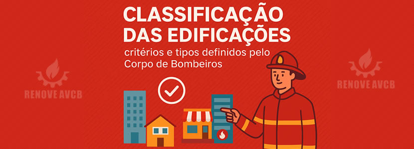 Classificação das edificações pelo Corpo de Bombeiros: tipos, riscos e critérios oficiais