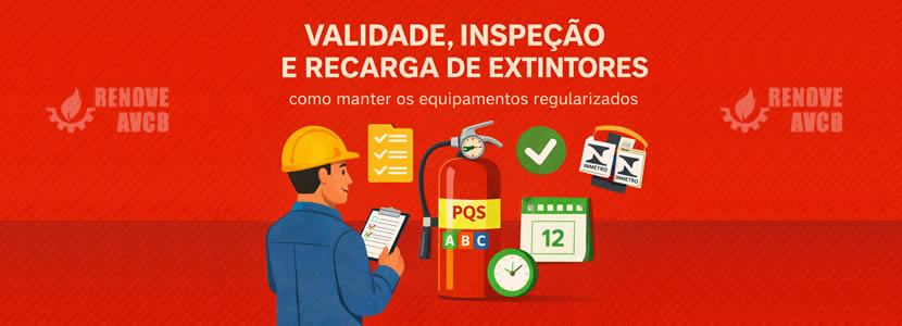 Validade, Inspeção e Recarga de Extintores