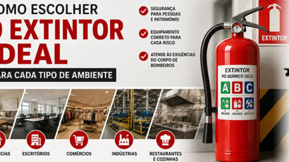 Como Escolher o Extintor Ideal para Cada Tipo de Ambiente